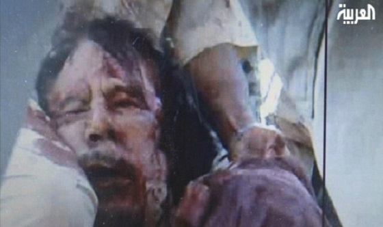 Dead Gaddafi fake