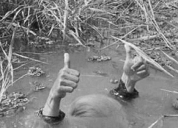 Swamp thumbs up