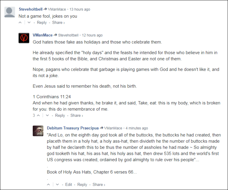 0005000 ~ The holy ass hat of the Lord