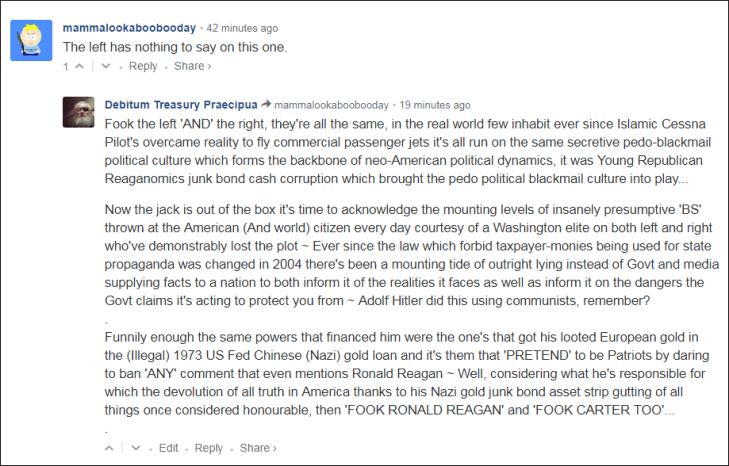 0008000 Dumb Orwellian idiots ~ FOOK RONALD REAGAN