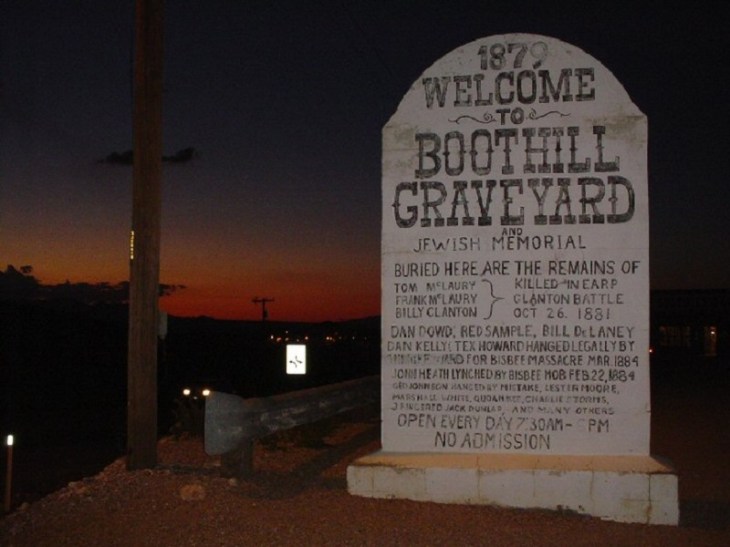 Boot Hill graveyard