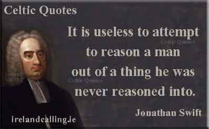 Jonathan-Swift CELTIC REASON QUOTE
