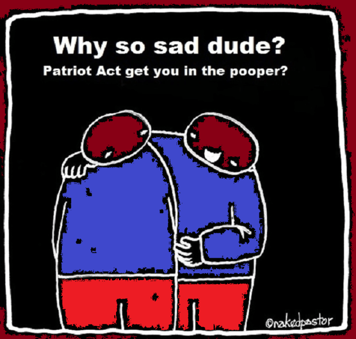 Patriot Act in the pooper white on black COLORED (2)