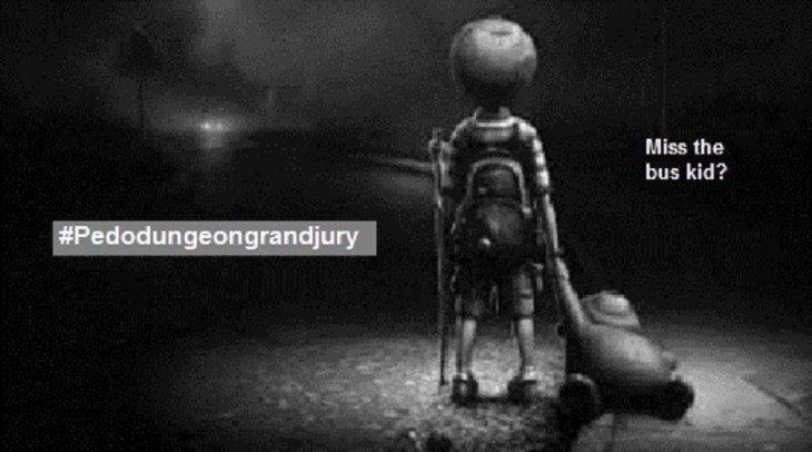 pedo-dungeon-grand-jury-hashtag ~ Miss the bus kid 800