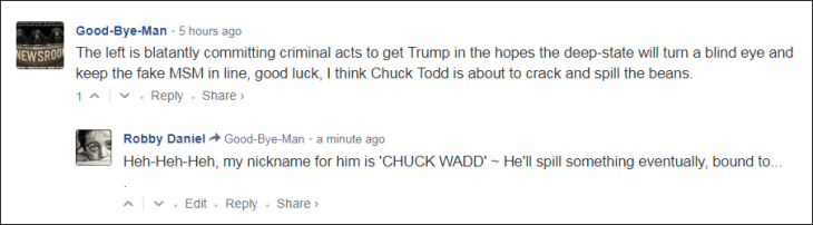 00014000 ~ CHUCK WADD ~ Oh stop-it you ijiot