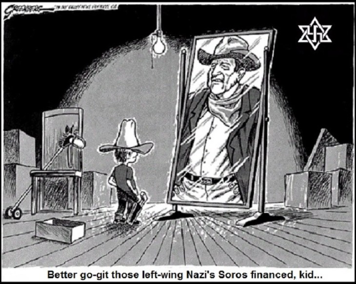 John Wayne ~ Boy ~ Soros fonanced Nazi's