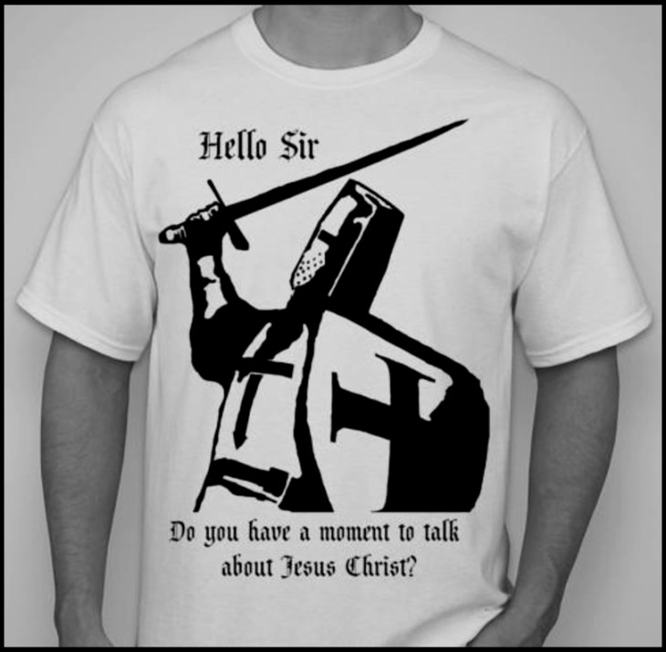 Hello Sir Crusader Jesus Christ