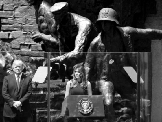 melania-trump-poland-speech-gety BW 560