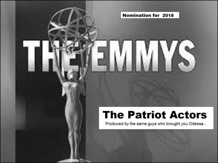 The emmy's Odessa PAtriot Actors BW With border