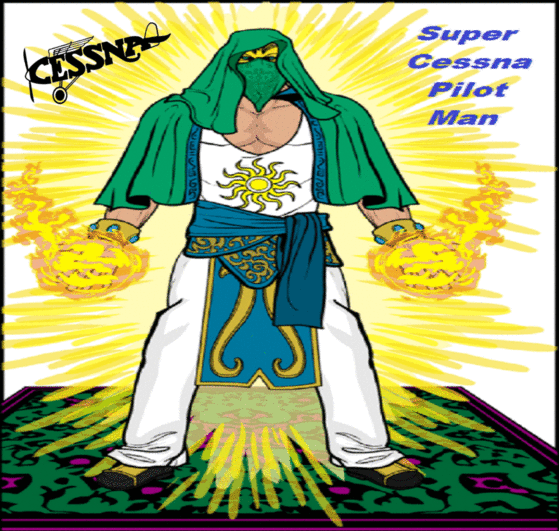 Super Cessna Pilot Man 560 Color