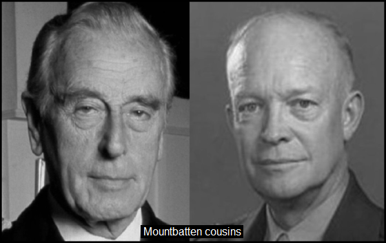 Mountbatten Eisenhower COUSINS 560