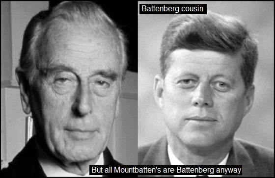Mountbatten Kennedy Battenberg COUSIN 560