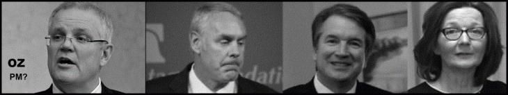 Australian PM Morrison Zinke Kavanaugh Haspel and Arra