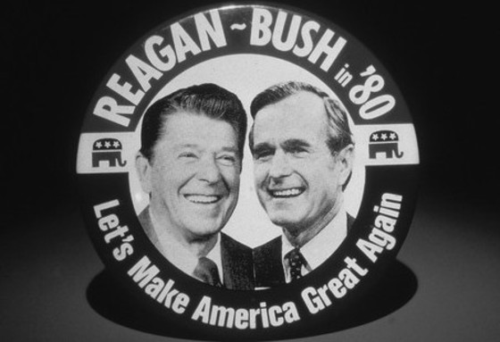 Reagan Bush MAKE AMERICA GREAT Crop 560
