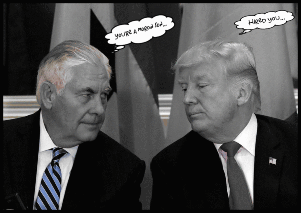 Trump Tillerson MORON 600