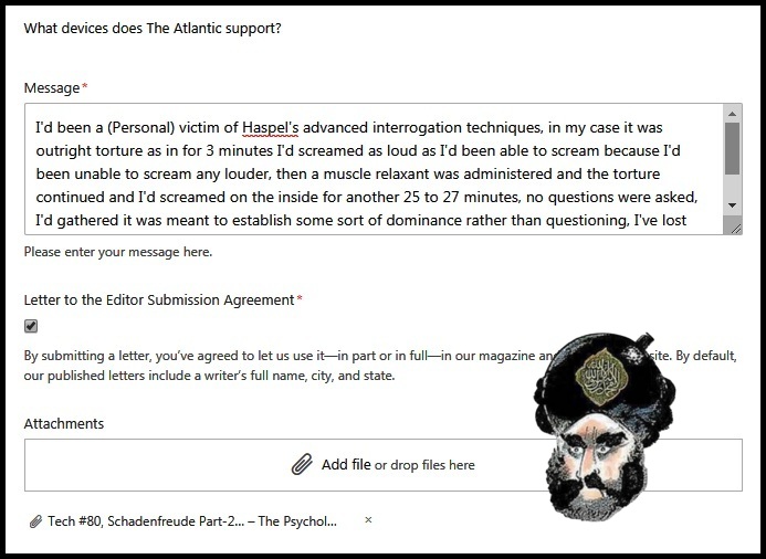 the atlantic message thing plus islam guy