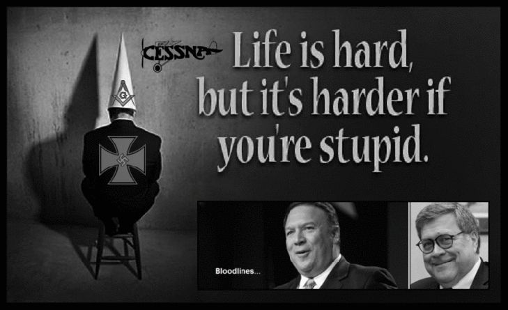 Di Blasio Pompeo Haspel Barr Schwammnerger Malta DUNCE