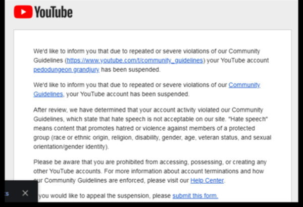 YOUTUBE SUSPEND 600 Cropped