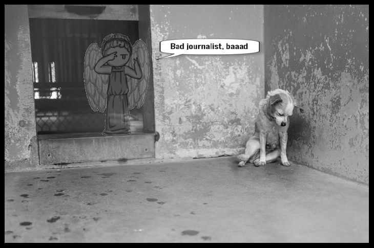 Angel bad doggy journalist