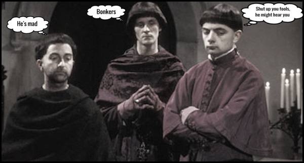 Rowan Atkinson monks shut up you fools ~ MAD King 600