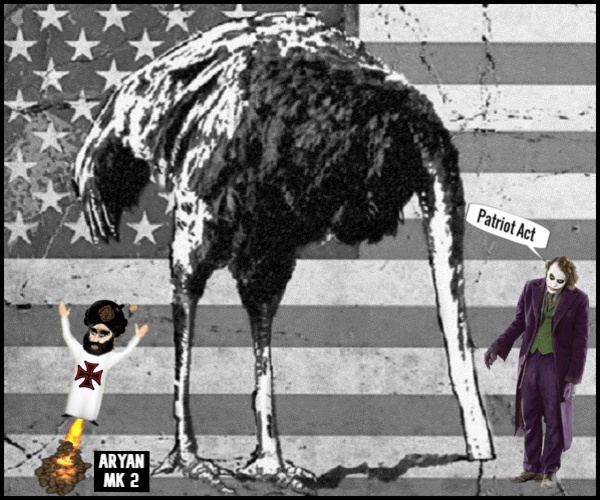 American Emu flag Joker ARYAN Mk 2e 600