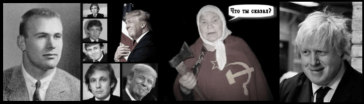 RUMSFELD Trumps Russian mother JOHNSON