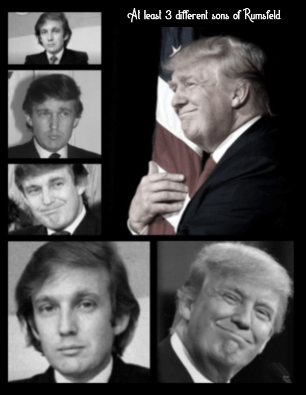 Trump's _ Rumsfeld's 3 different sons 600