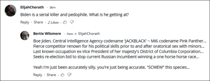 RT Biden Pink Panther comment