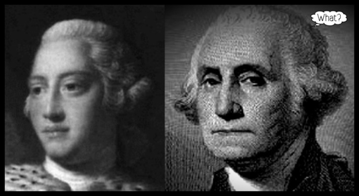 A KING GEORGE AND WASHINGTON What