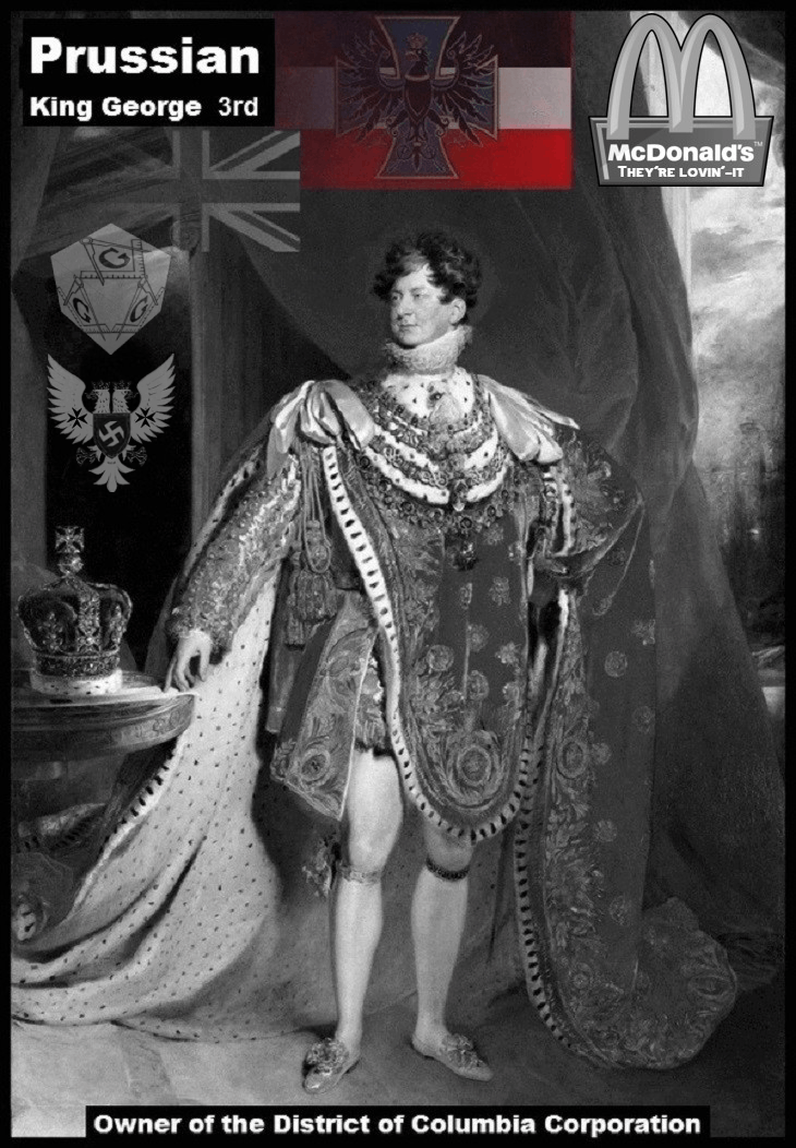 a-masonic-prussian-EAGLE king-george-district-of-columbia-McDonalds Masonic NAZI