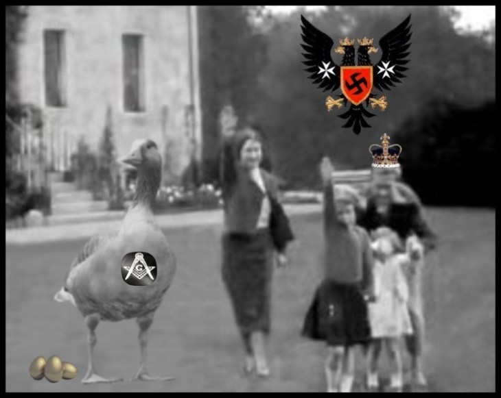 AAA ROYAL FAMILY Prussian Nazi goose CROWN