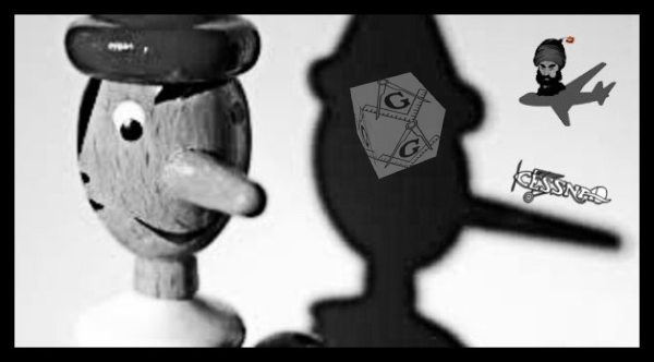 Pinocchio wood Islam jet Cessna Masonic cube 600