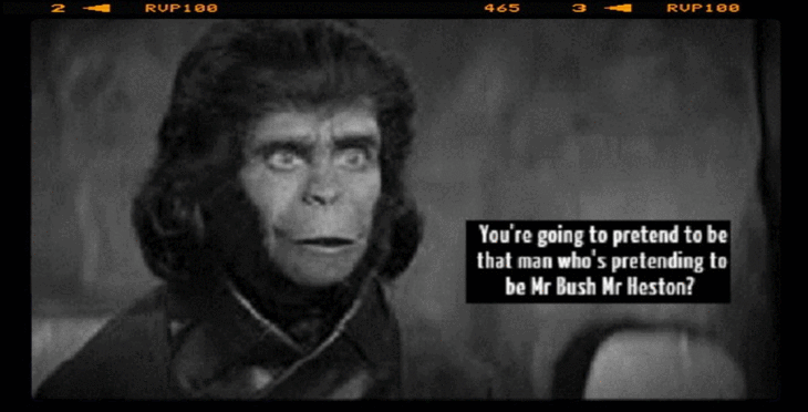 Planet of the Apes HESTON LARGE Cammera thing