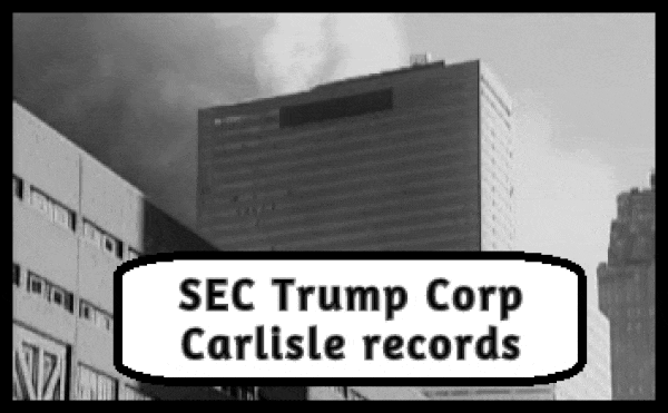 DUMBO WTC Trump Carlisle records Cessna GOLD