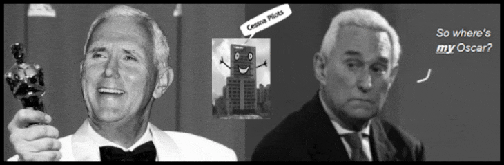 Mike-pence-Stone OSCAR WTC lb Cessna Pilots BW