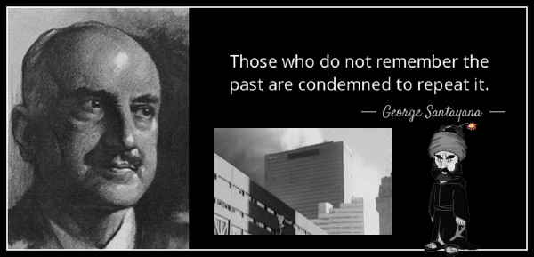 Satayana George repeat the past Islam WTC 7 600