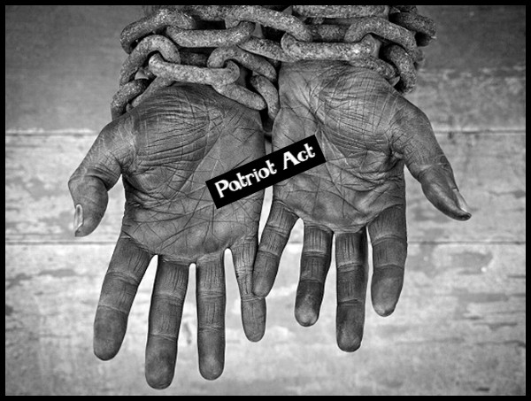 Slave in chains Patriot Act 600