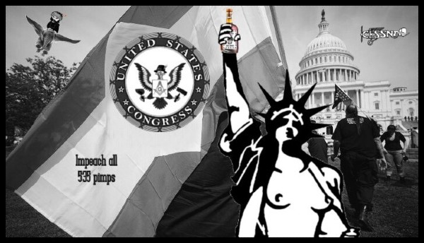 American Nazi flag congress LADY LIBERTY 600