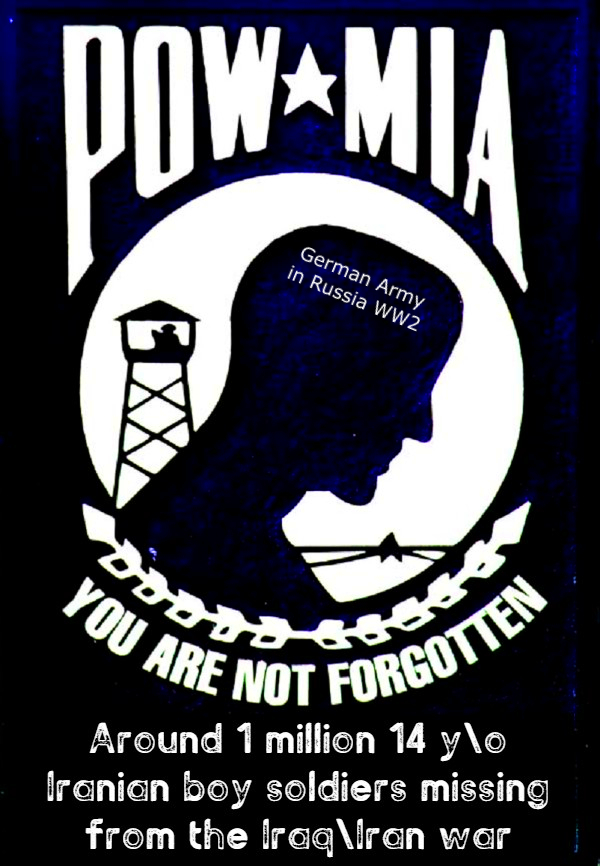 pow-mia_flag-iranian-boy-soldiers- German Army in Russia 600