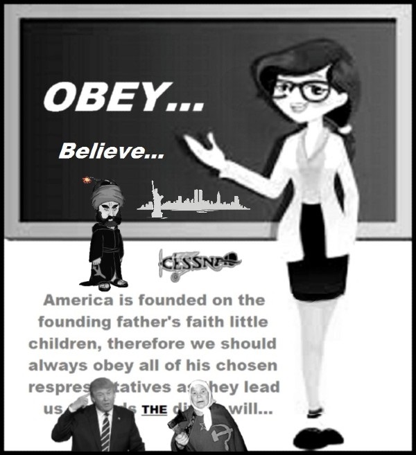 Teacher Obey THE divine will TRUMP 600