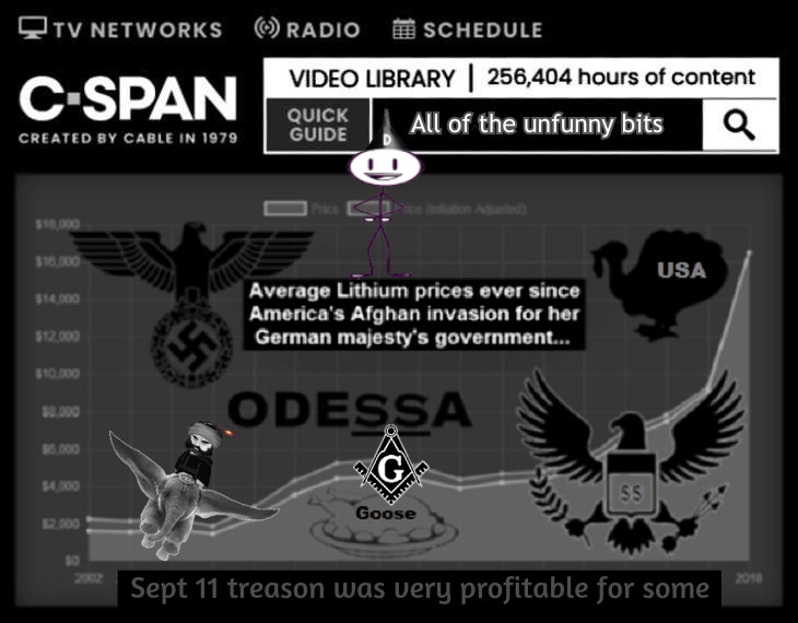 AAA CSpam 730 LQ ALL OF THE UNFUNNY BITS Afghan Lithium