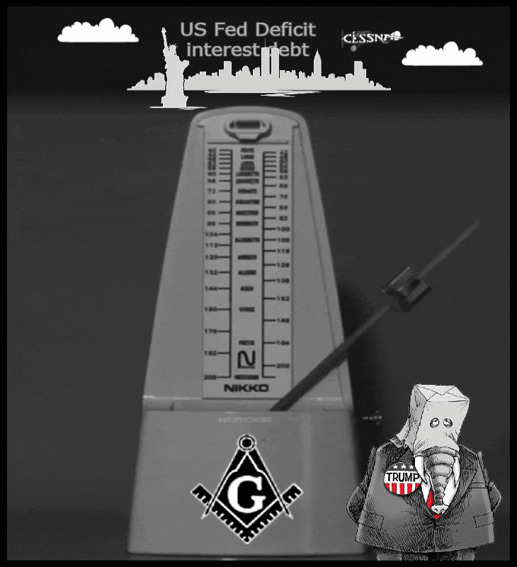 New York US Fed Masonic Cessna metronome 730 squarer Dem GOP