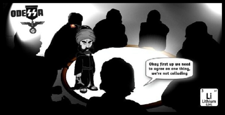 NOT COLLUDING Agreement Odessa LITHIUM 730