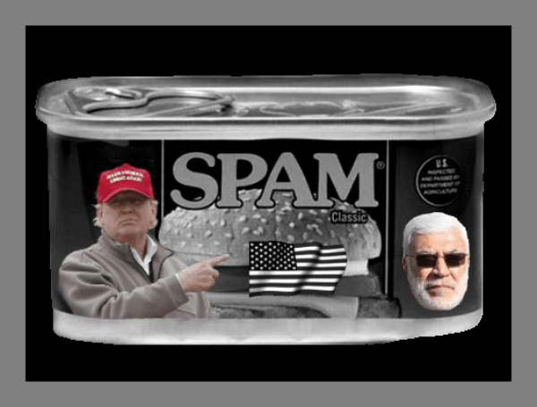 Trump Soleimani CANNED SPAM Flag