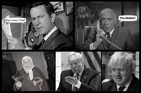 Maxwell Smart Chief Russian Lady Faux Trump Johnson THE MOTHER 600