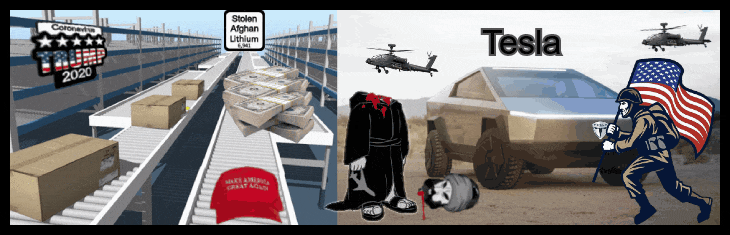 AFGHAN LITHIUM cash ODESSA US Military helipcopter flag conveyor belt 730 BORDER10